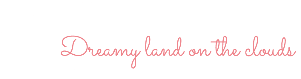 Dreamy land on the clouds