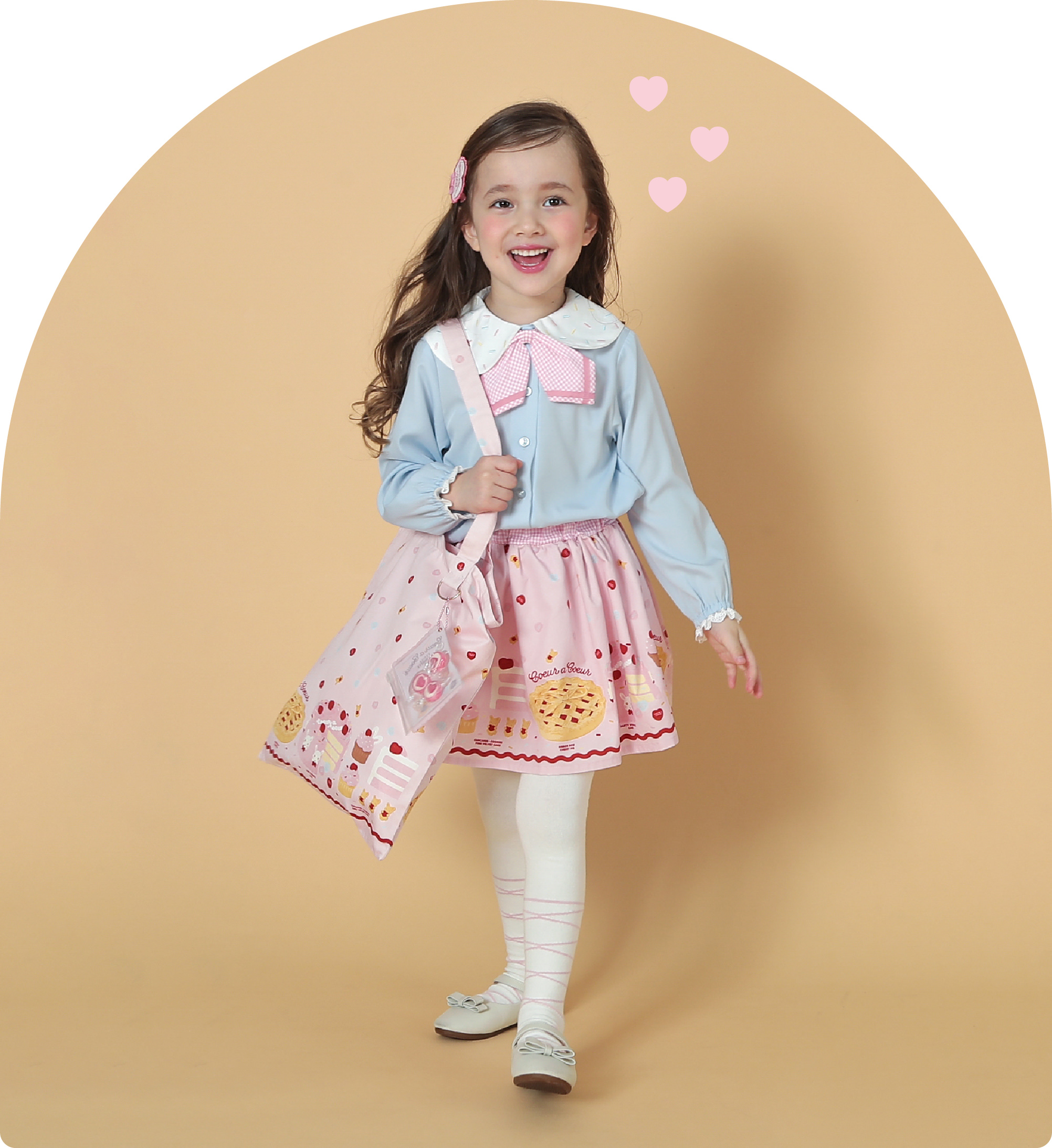 blouse pinkskirt
