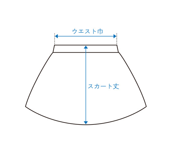 スカートサイズ