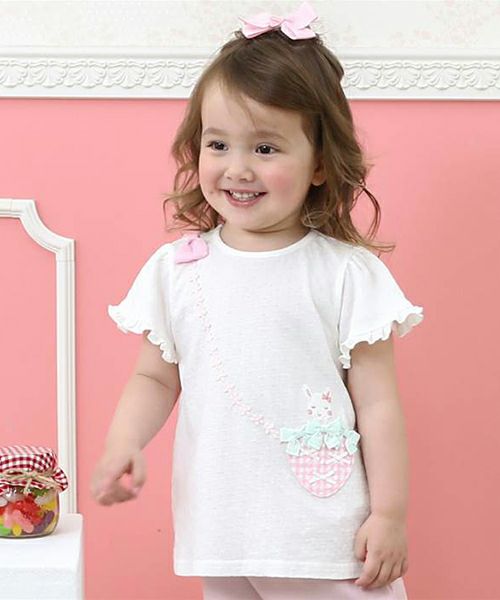 クーラクール　90cm　セット販売　Tシャツ　女の子　夏物 夏福袋対象商品】coeur a coeur 半袖Tシャツ | キムラタン