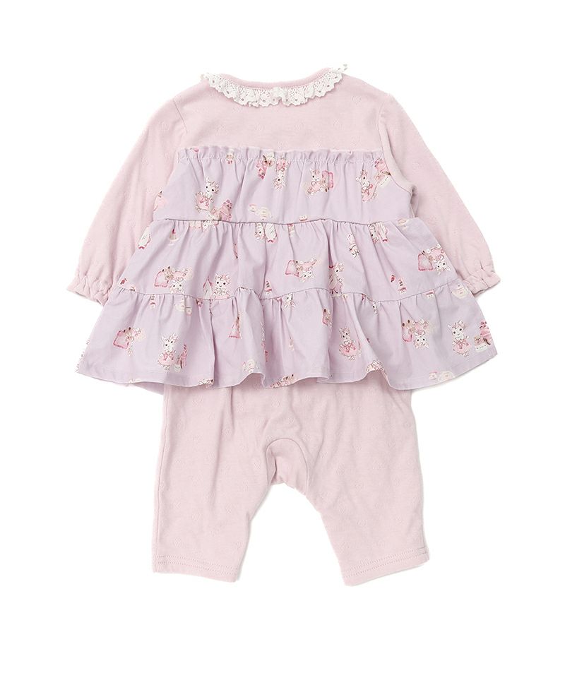 INUJIRUSHI Baby 新生児用 ドレス ＆ カバーオール 60（50-60