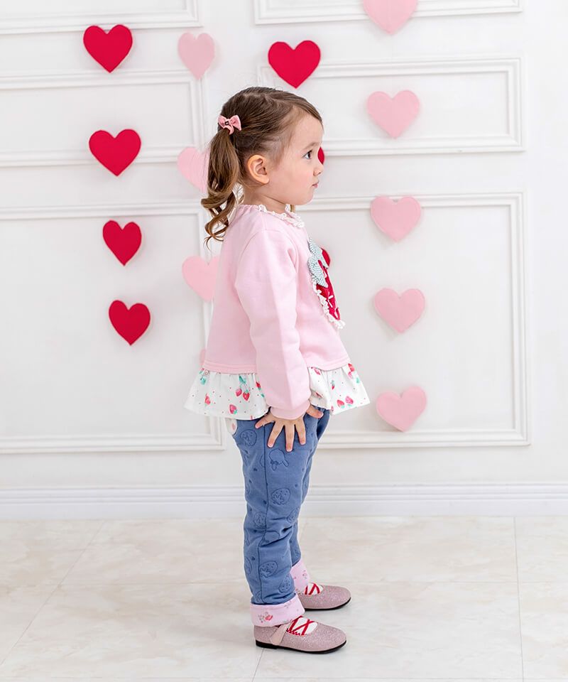 coeur a coeur いちごボアトレーナー | キムラタンオンラインストア