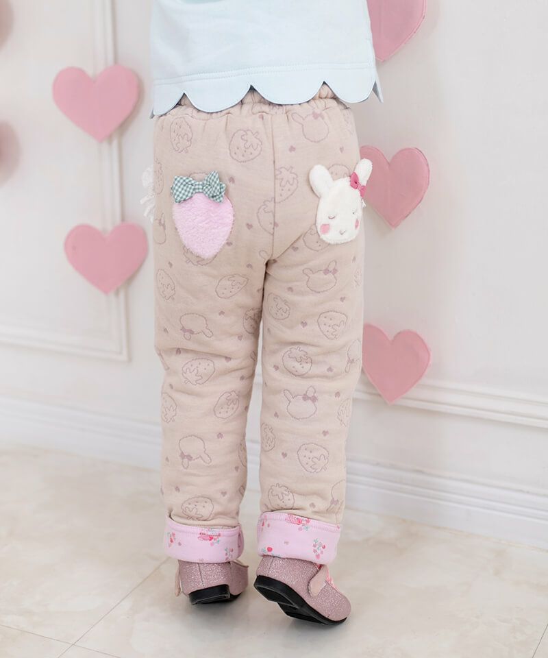 coeur a coeur いちごキルトロングパンツ | キムラタン