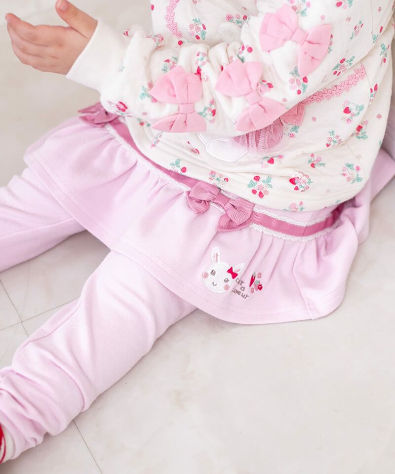 coeur a coeur スカート付きレギンス | キムラタンオンラインストア