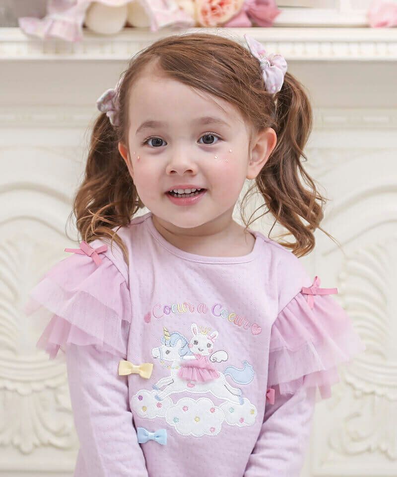 Misha & Puff フリル付き長袖Tシャツ Misha & Puff フリル付き長袖Tシャツ