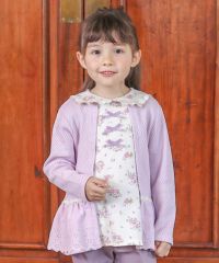 KP お花　長袖Tシャツ&リバーシブル　スカート 花柄プリントロング丈フレアスカート【Hana服】 通販【ニッセン】