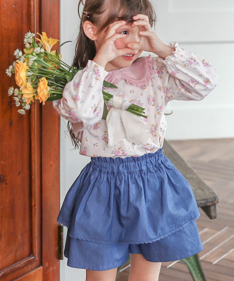 Biquette Club リボン付きフリルキュロット | キムラタンオンラインストア