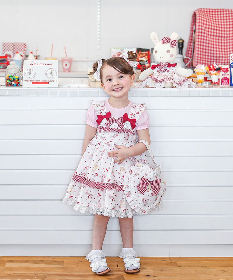 【kids kimuページ】ハート刺繍×フリル×ハートキルティング ハートキルティングブルゾン / any FAM KIDS | ファッション通販