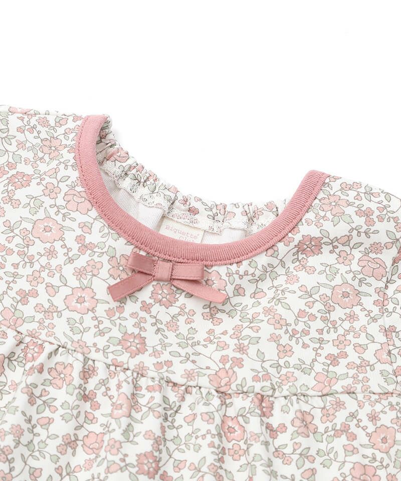 ボンポワン　ティアードワンピース　6A　小花柄 2_000000021218.jpg?1678925295
