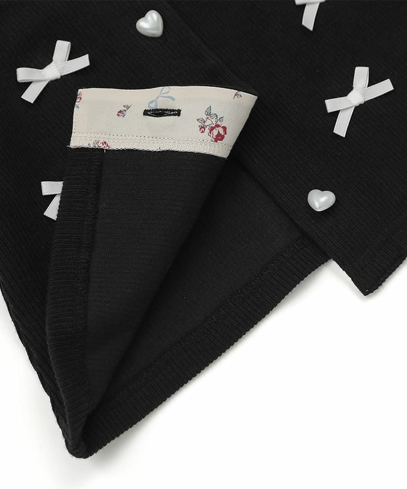 LGBカーディガン　kkk カーディガン Broken Lace Border