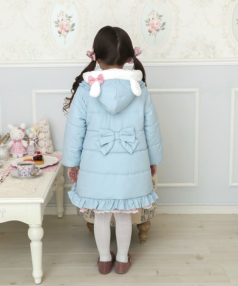 coeur a coeur うさみみ中綿ロングコート | キムラタンオンラインストア