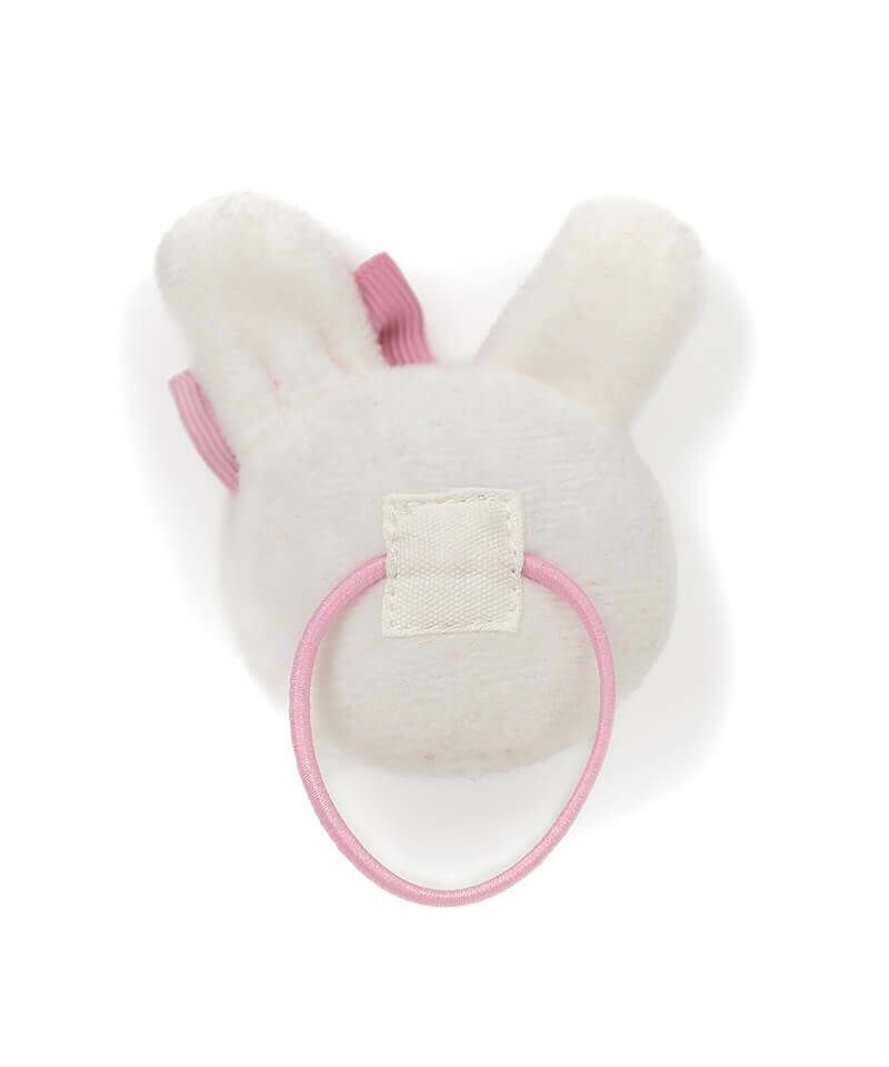 桜とうさぎちゃん グリーンハート ヘアゴム coeur a coeur うさぎちゃんヘアゴム | キムラタンオンラインストア