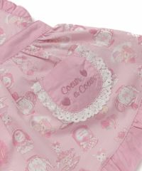 coeur a coeur ティータイムプリントフリルエプロン
