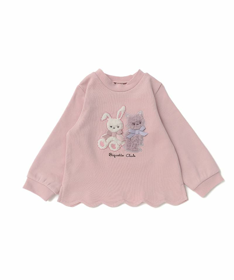 マビタンはーと ハートロゴフラワーTシャツ ホワイト 1434-1507 | D SHOP 着心地