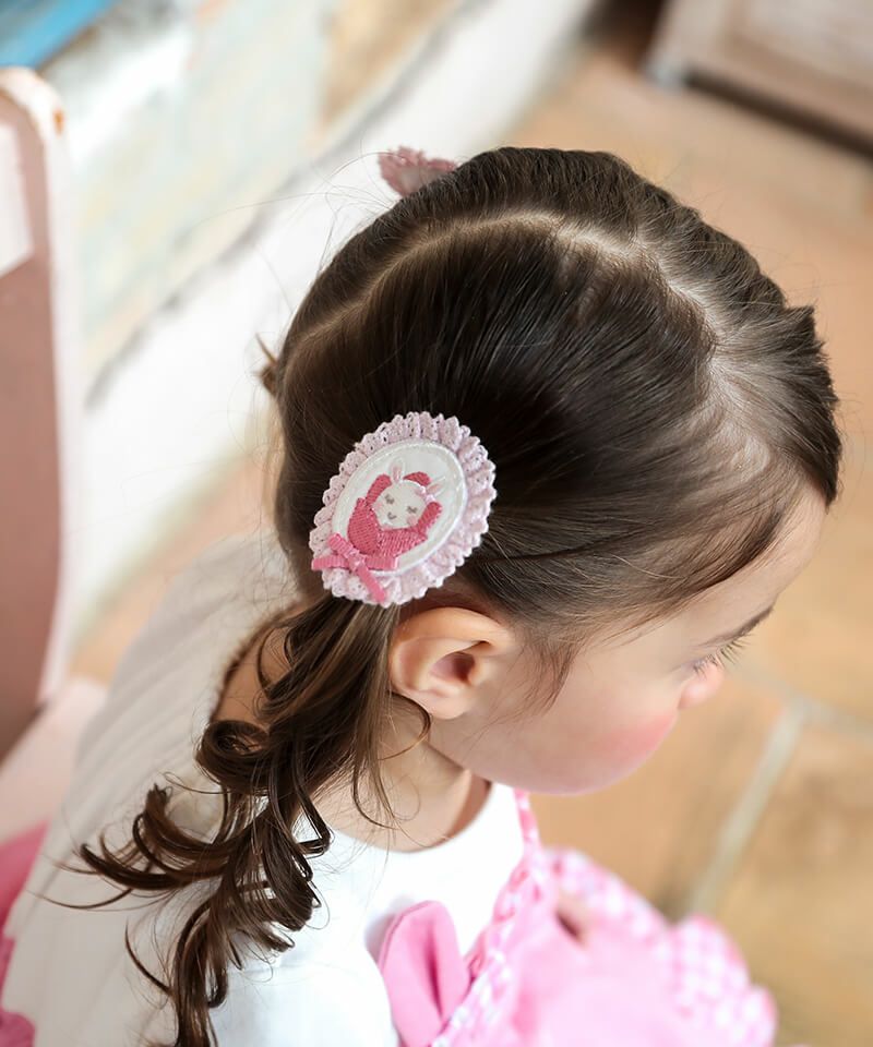 coeur a coeur チューリップブローチ風ヘアゴム