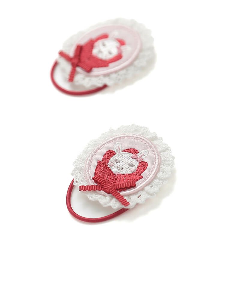 coeur a coeur チューリップブローチ風ヘアゴム | キムラタン