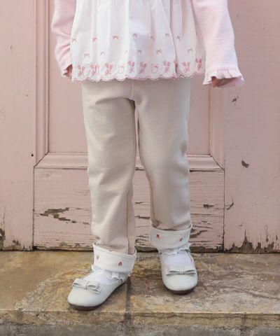 coeur a coeur ロールアップロングパンツ