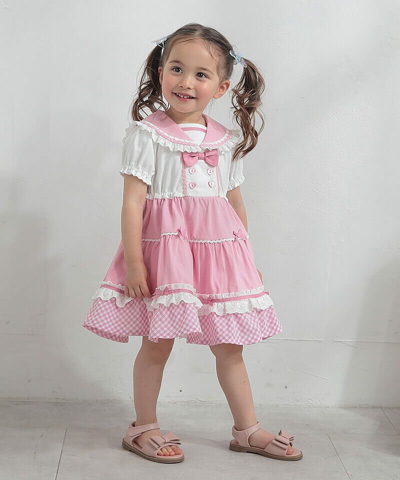 ✨美品✨【クーラクール】いちごワンピースෆ‪チュニックセット90cm ✨美品✨【クーラクール】いちごワンピースෆ‪チュニックセット‬