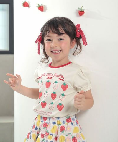 n.o.u.s いちごたくさん半袖Ｔシャツ