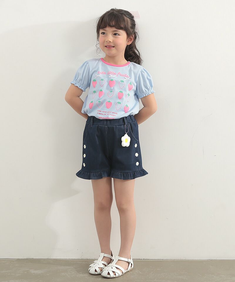 n.o.u.s チャーム付きショートパンツ