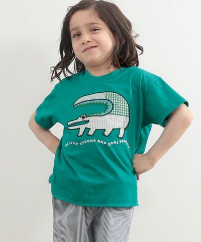n.o.u.s パッチワーク半袖Ｔシャツ